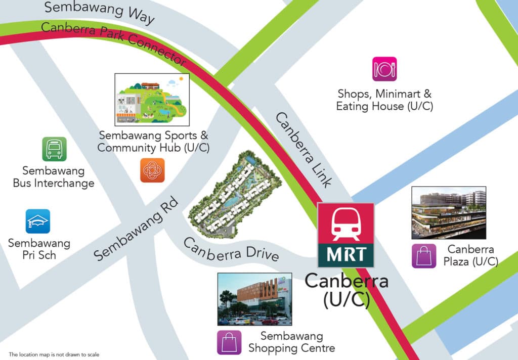 The Visionaire Location Map